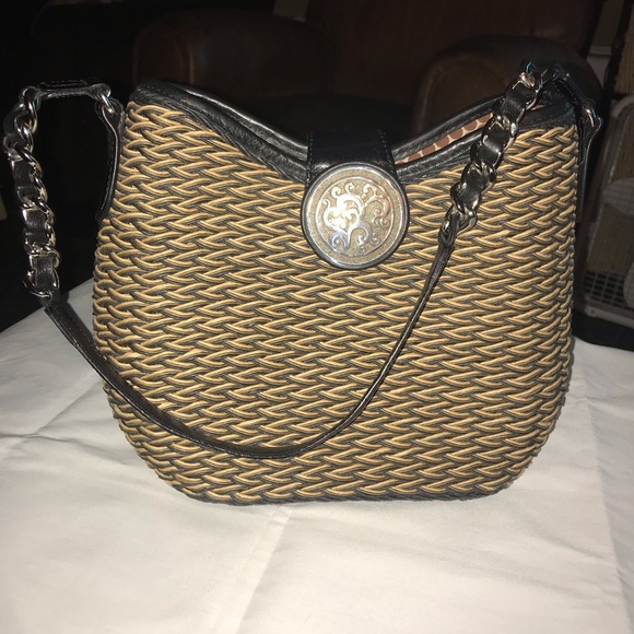Brighton Handbags - Brighton woven shoulder bag purse